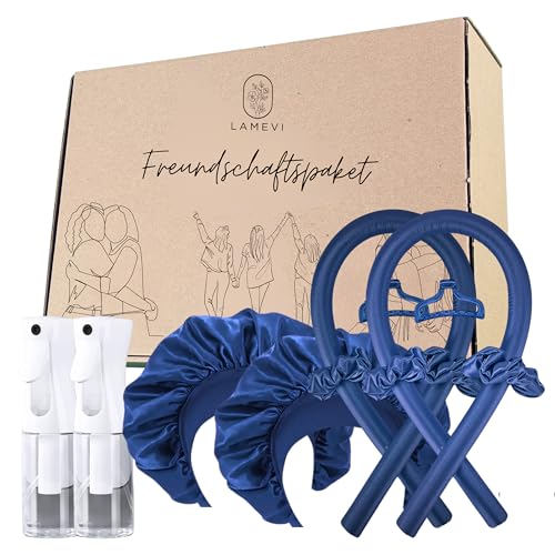 LAMEVI Haarpaket - Haarpflege Set Geschenkset für Frauen (Freundschaftspaket - dunkelblau) von LAMEVI