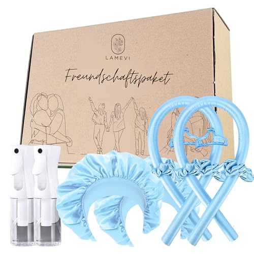 LAMEVI Haarpaket - Haarpflege Set Geschenkset für Frauen (Freundschaftspaket - hellblau) von LAMEVI