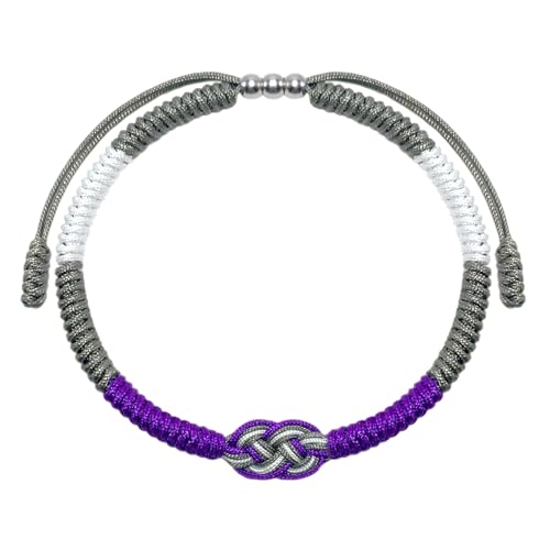 LAMIBEE Pride Infinity Love Wins, LGBTQAI+ Pride Love Wins Tibetische Handgelenk-Wickel-Armbänder, mit LGBTQ-Surfer-String-Seil-Armband für Sie und Ihn, Damen und Herren, Unterstützung der von LAMIBEE