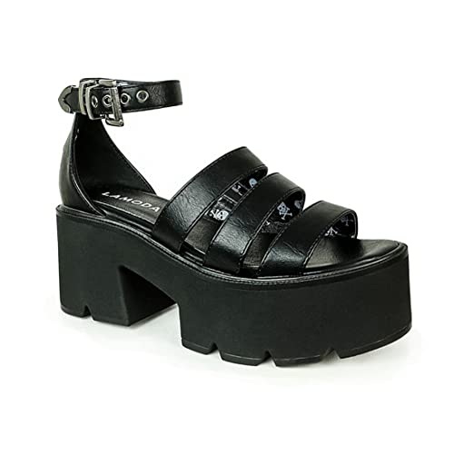 LAMODA - Busy Bee Platform Sandals, EU 40 von LAMODA