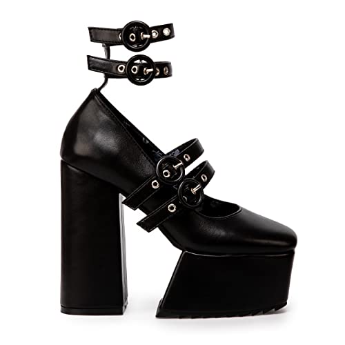 LAMODA Damen Baecation Court Shoe, Black Pu, 37 EU von LAMODA