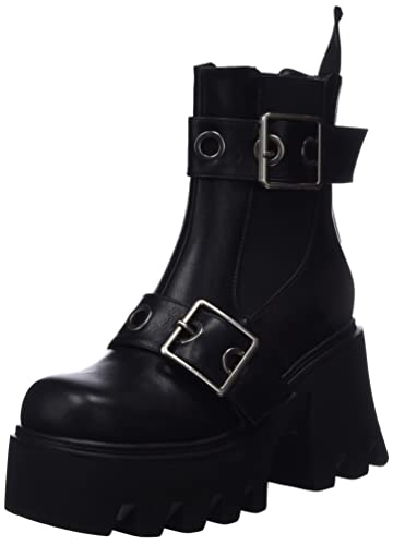 LAMODA Damen Band Aid Ankle Boot, Black Pu, 37 EU von LAMODA