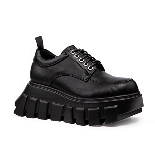 LAMODA Damen Black Hole Sneaker, Black Pu, 36 EU von LAMODA