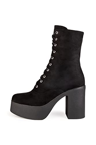 LAMODA Damen Child's Play Ankle Boot, Black Suede, 36 EU LAMODA Damen Child's Play Ankle Boot, Black Suede, 36 EU von LAMODA