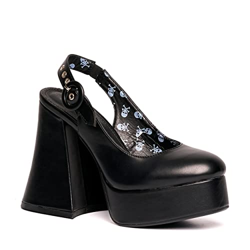 LAMODA Damen Conversing Court Shoe, Black Pu, 38 EU von LAMODA