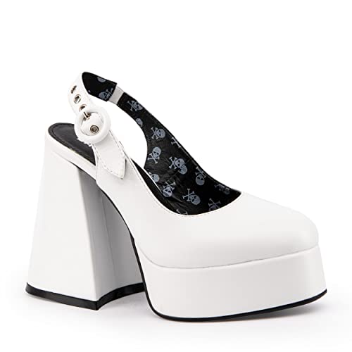 LAMODA Damen Conversing Court Shoe, White Pu, 40 EU von LAMODA