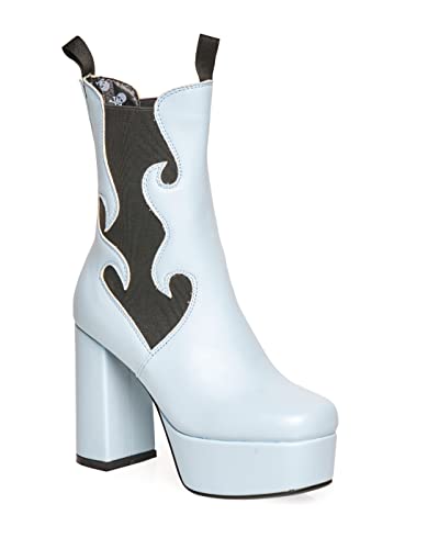 LAMODA Damen Feelings Ankle Boot, Blue Pu, 41 EU von LAMODA