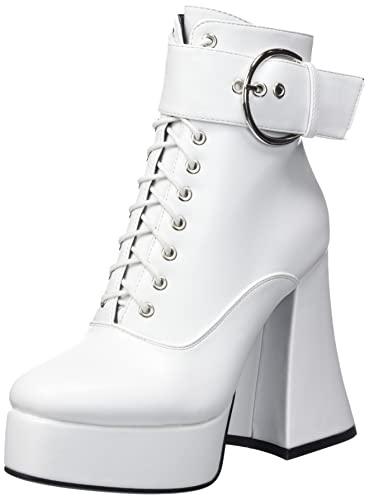 LAMODA Damen Hardly Ankle Boot, White Pu, 37 EU von LAMODA