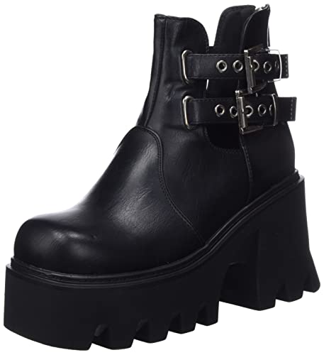 LAMODA Damen Humble Beginnings Ankle Boot, Black Pu, 38 EU von LAMODA