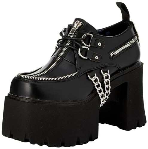 LAMODA Damen Hype Plattform, Schwarz (Black Pu), 37 EU von LAMODA