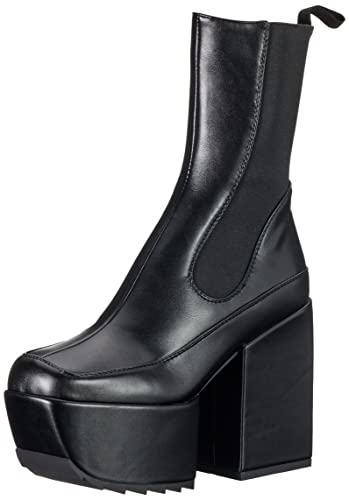 LAMODA Damen In Your Head Stiefelette, Schwarz (Black Pu), 36 EU von LAMODA