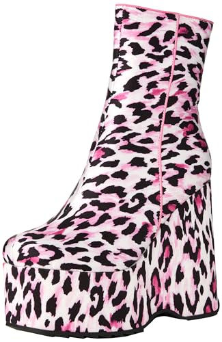 LAMODA Damen Jungle Feaver Stiefelette, Rosa Satin-Krokodil, 37 EU von LAMODA