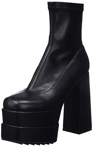 LAMODA Damen Keep Watching Knee High Boot, Black Pu, 37 EU von LAMODA