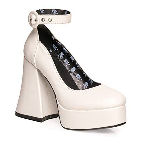 LAMODA Damen Last Flight Court Shoe, White Pu, 36 EU LAMODA Damen Last Flight Court Shoe, White Pu, 36 EU von LAMODA