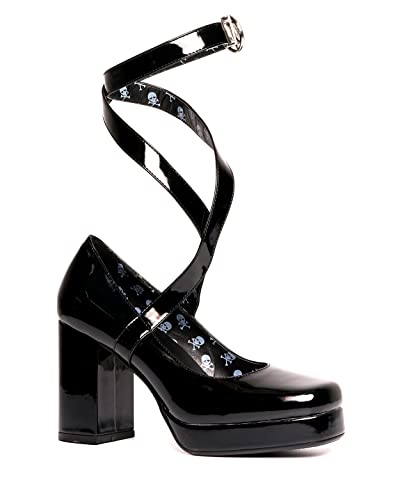 LAMODA Damen Listen More Court Shoe, Black Patent, 36 EU von LAMODA