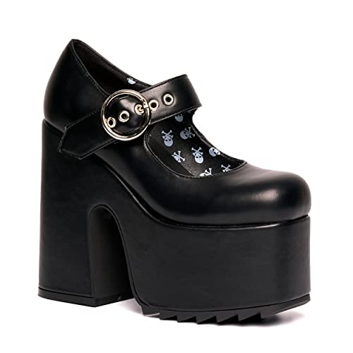 LAMODA Damen London Court Shoe, Black Pu, 39 EU von LAMODA