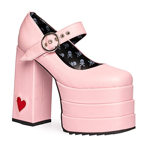 LAMODA Damen Love Demon Court Shoe, Pink Pu, 37 EU LAMODA Damen Love Demon Court Shoe, Pink Pu, 37 EU von LAMODA