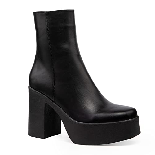 LAMODA Damen My Hero Ankle Boot, Black Pu, 40 EU von LAMODA