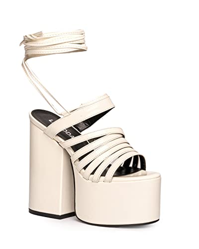 LAMODA Damen Nice Try Court Shoe, White Patent, 36 EU von LAMODA