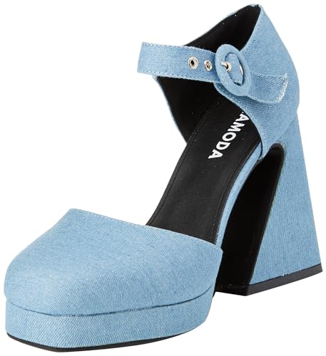 LAMODA Damen Nicht bestreitbar Plattform, Denim, 40 EU von LAMODA