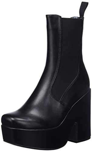 LAMODA Damen Old Pics Ankle Boot, Black Pu, 40 EU von LAMODA