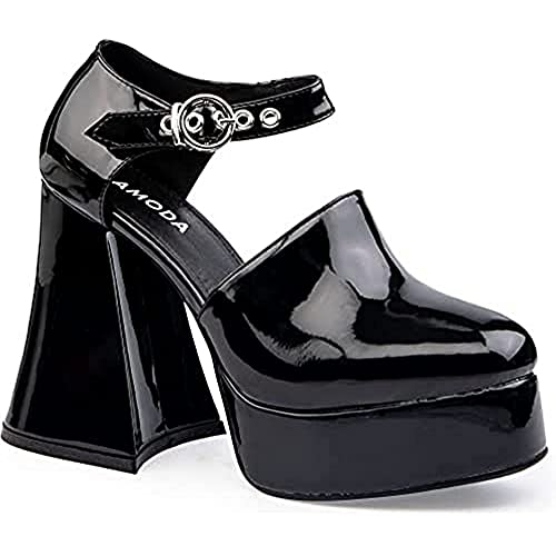 LAMODA Damen One in A Million Court Shoe, Black Patent, 36 EU von LAMODA