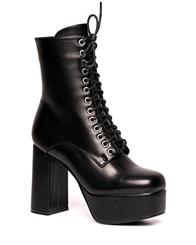 LAMODA Damen Own It Ankle Boot, Black Pu, 36 EU von LAMODA