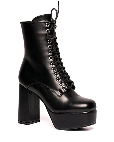 LAMODA Damen Own It Ankle Boot, Black Pu, 39 EU LAMODA Damen Own It Ankle Boot, Black Pu, 39 EU von LAMODA