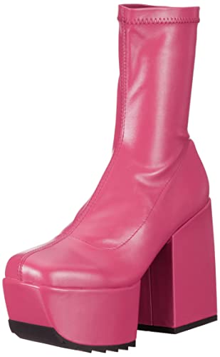 LAMODA Damen Pretty Please Mid Calf Boot, Fuchsia Pu, 37 EU von LAMODA