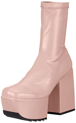 LAMODA Damen Pretty Please Mid Calf Boot, Pink Pu, 39 EU von LAMODA