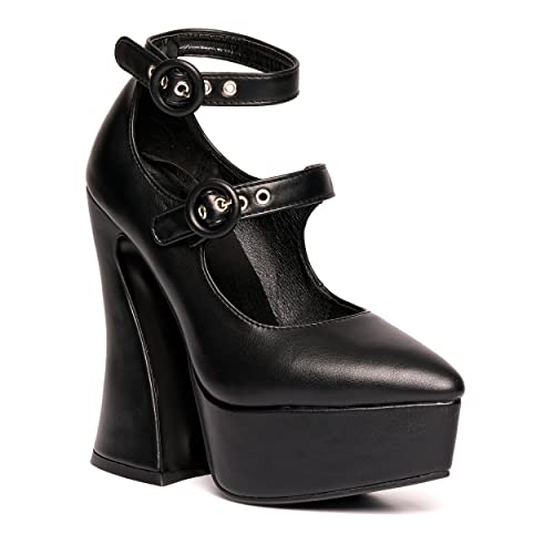 LAMODA Damen Roamin' Court Shoe, Black Pu, 41 EU LAMODA Damen Roamin' Court Shoe, Black Pu, 41 EU von LAMODA