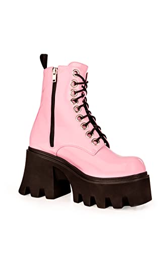 LAMODA Damen Run To You Ankle Boot, Pink Patent, 41 EU von LAMODA