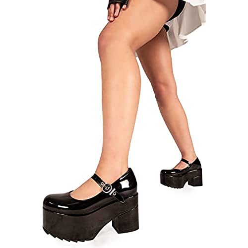 LAMODA Damen Secret Garden Mary Jane, Black Patent, 37 EU von LAMODA