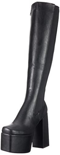 LAMODA Damen Secrets Knee High Boot, Black Pu, 37 EU LAMODA Damen Secrets Knee High Boot, Black Pu, 37 EU von LAMODA