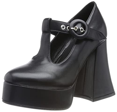 LAMODA Damen Slipping Through My Fingers Court Shoe, Black Pu, 37 EU von LAMODA