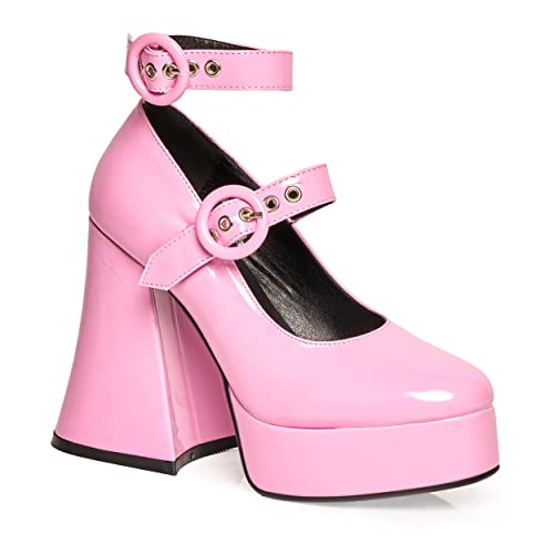 LAMODA Damen Spoil Me Court Shoe, Pink Patent, 38 EU von LAMODA