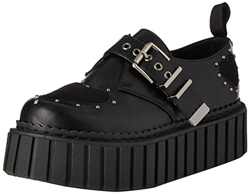 LAMODA Damen Stereo Hearts Platform, Black Pu, 38 EU von LAMODA