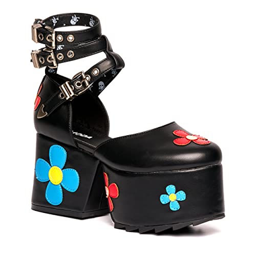 LAMODA Damen Trophy Mid Calf Boot, Black Multi Flower, 36 EU LAMODA Damen Trophy Mid Calf Boot, Black Multi Flower, 36 EU von LAMODA
