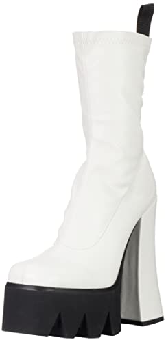 LAMODA Damen Troublemaker Ankle Boot, White Pu, 40 EU LAMODA Damen Troublemaker Ankle Boot, White Pu, 40 EU von LAMODA
