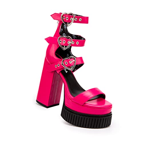 LAMODA - Painkiller Platform Creeper Sandals, EU 38 von LAMODA