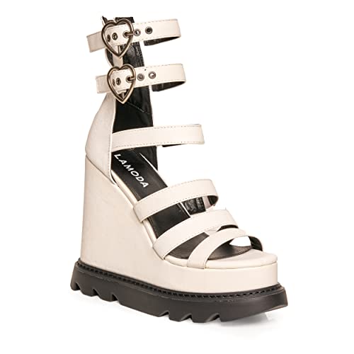 LAMODA - Purify Wedge Sandals, EU 40 von LAMODA