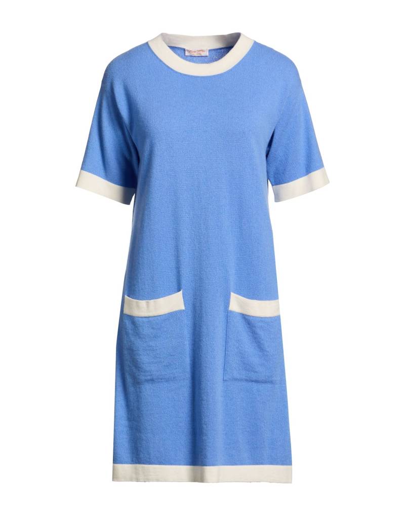 LANA D'ORO Mini-kleid Damen Azurblau von LANA D'ORO