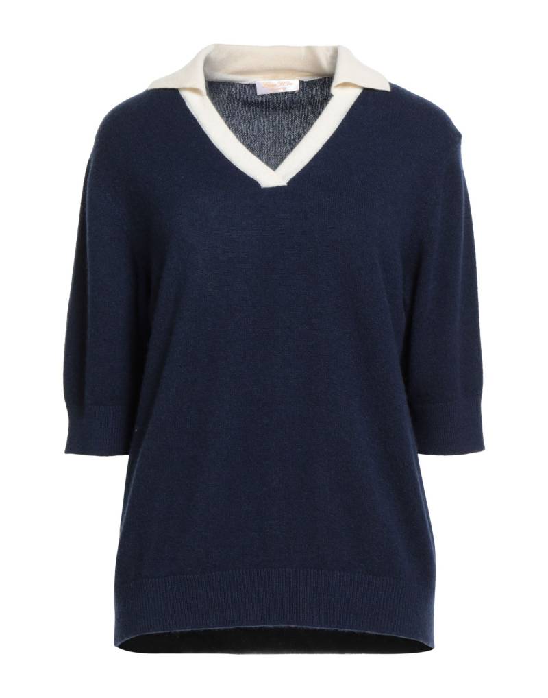 LANA D'ORO Pullover Damen Marineblau von LANA D'ORO