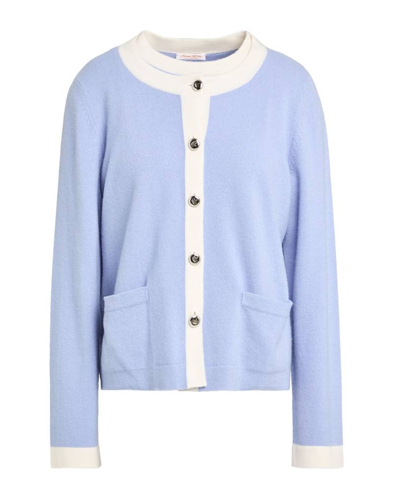 LANA D'ORO Twinset Damen Hellblau von LANA D'ORO