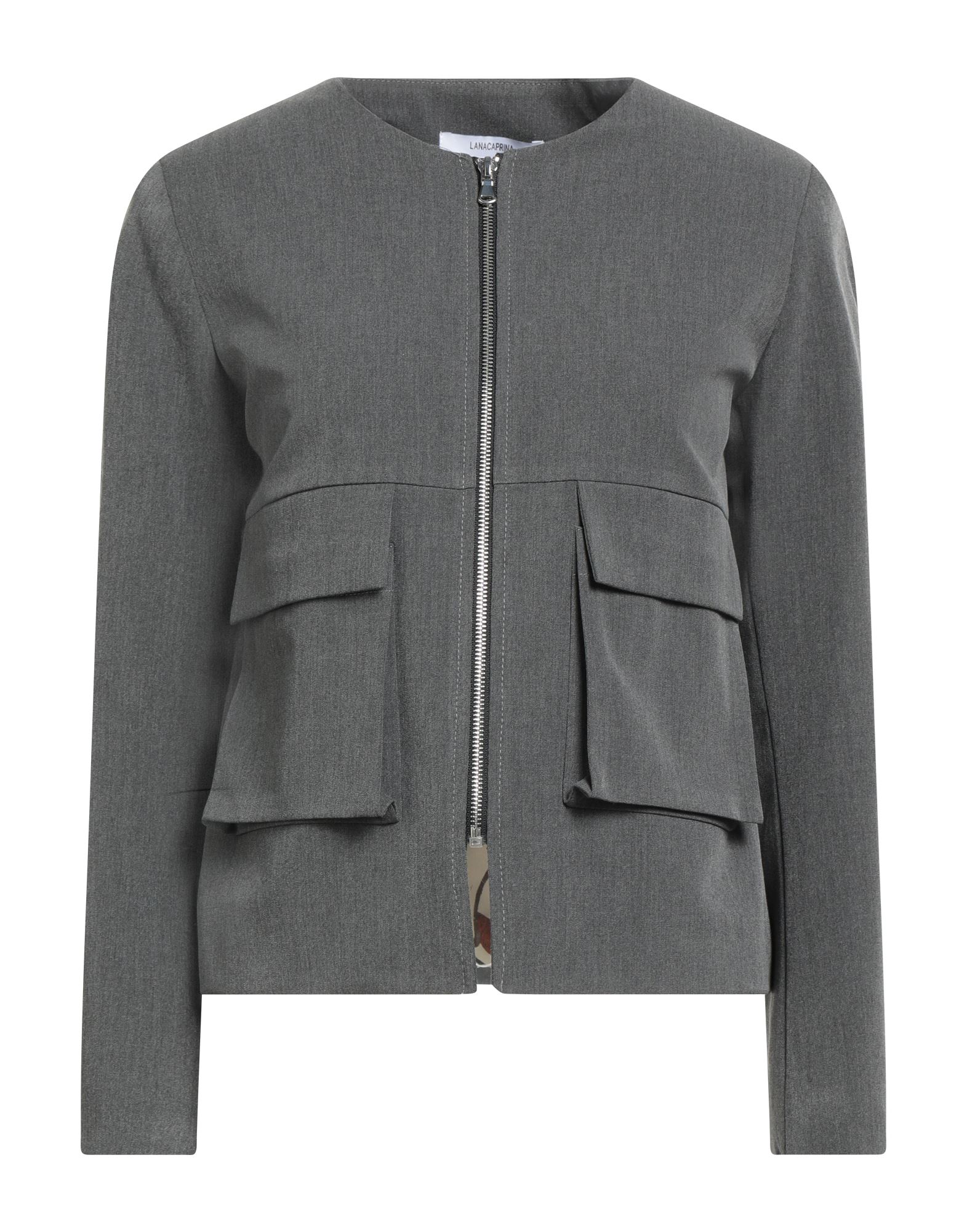 LANACAPRINA Jacke & Anorak Damen Blei LANACAPRINA Jacke & Anorak Damen Blei von LANACAPRINA