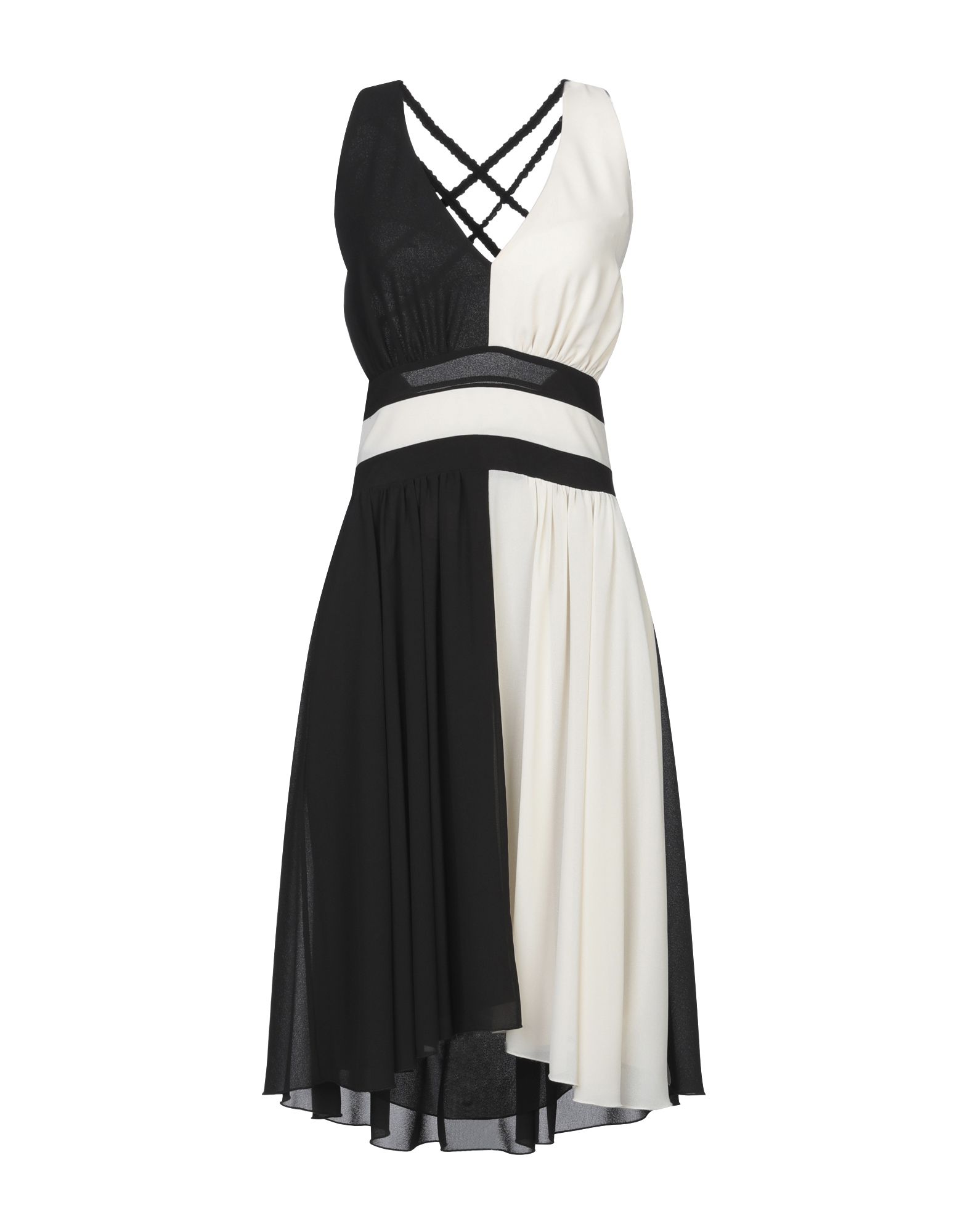 LANACAPRINA Midi-kleid Damen Schwarz von LANACAPRINA