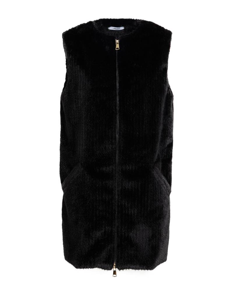 LANACAPRINA Shearling- & Kunstfell Damen Schwarz von LANACAPRINA