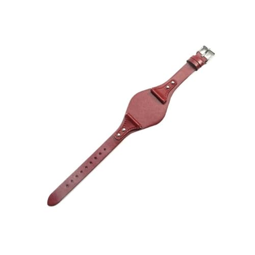 LANAPPTLTG Armband passend for Fossil ES4113 ES3625 ES3616 ES3838 ES4114 Damen-Serie 18 mm Lederarmband(Red,18mm Rose-K1) von LANAPPTLTG