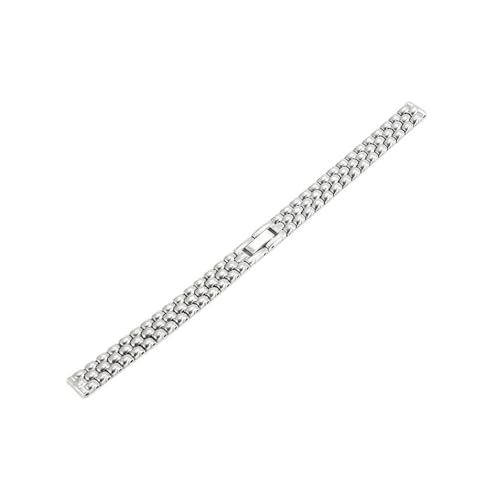 LANAPPTLTG Kleines universelles 8 10 12 14 16 mm Uhrenarmband passend for Geya Armani Fossil Lola Rose Kleines Damen-Armband aus goldenem Stahl(Steel,8mm) von LANAPPTLTG