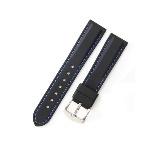 LANAPPTLTG Outdoor-Abenteuersport Silber Blau Gelb Linie Armband Passend for Seiko Passend for Timex Passend for Mido Passend for Tissot Passend for Casio Schwarz 20 22 mm Universal-Uhrenarmband(Black LANAPPTLTG Outdoor-Abenteuersport Silber Blau Gelb Linie Armband Passend for Seiko Passend for Timex Passend for Mido Passend for Tissot Passend for Casio Schwarz 20 22 mm Universal-Uhrenarmband(Black von LANAPPTLTG